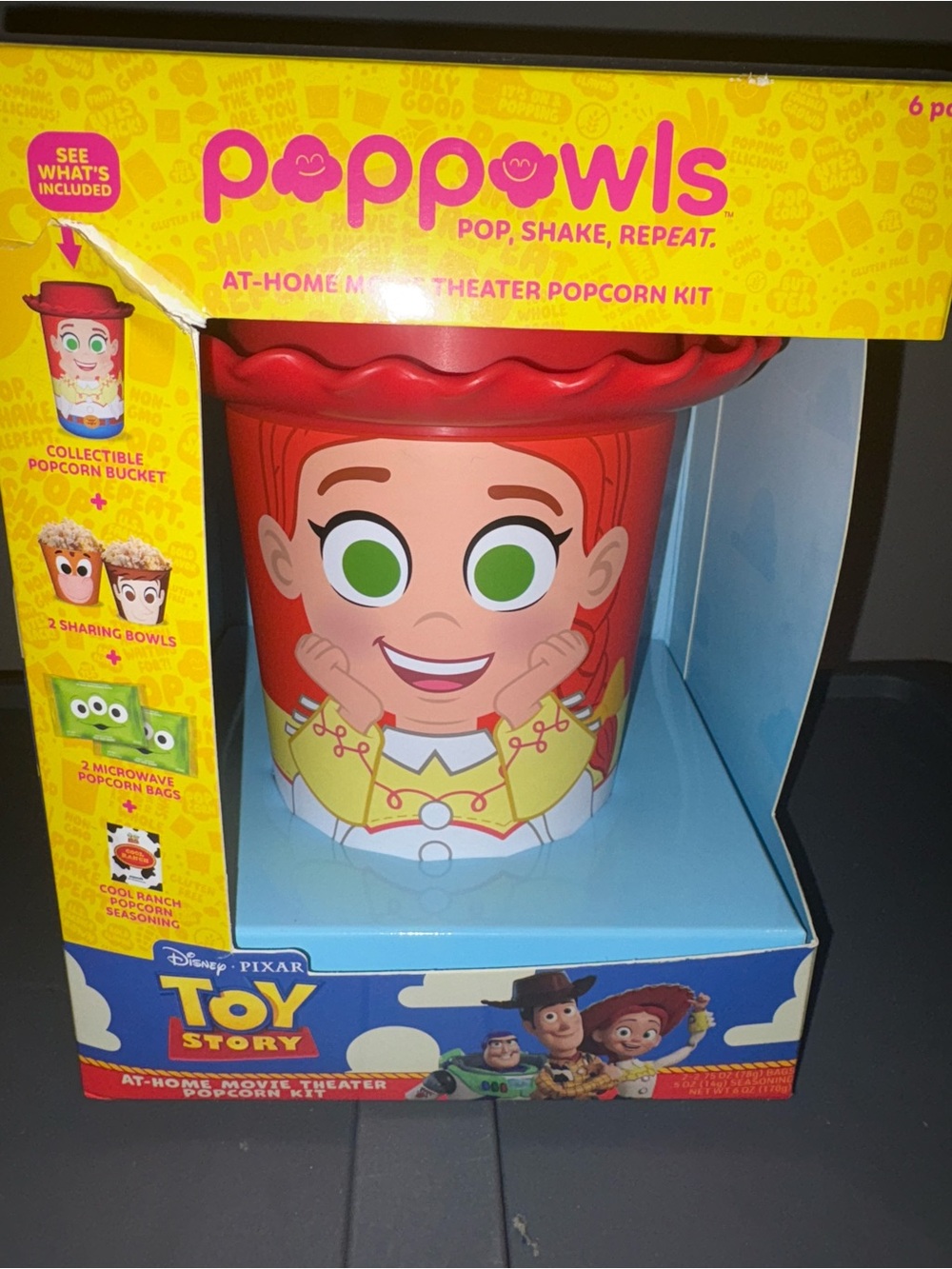 Poppowls Toy Story Jessie Red Collectible Popcorn Bucket - Poppowls Brand
